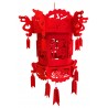 24cm Red Felt Lantern