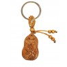 Snake Zodiac Wood Keyring