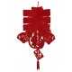 26cm Red Felt Lantern