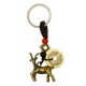 Horse Zodiac Metal Keyring