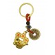 Pig Zodiac Metal Keyring