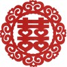 Double Happiness Decoration